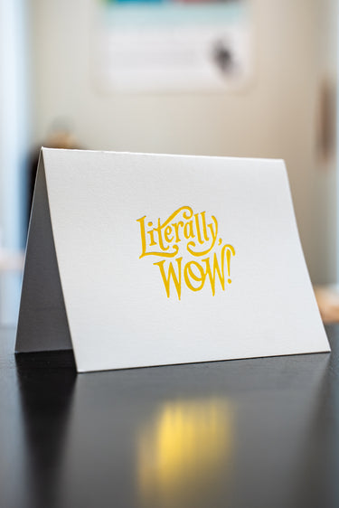 Literally Wow Card